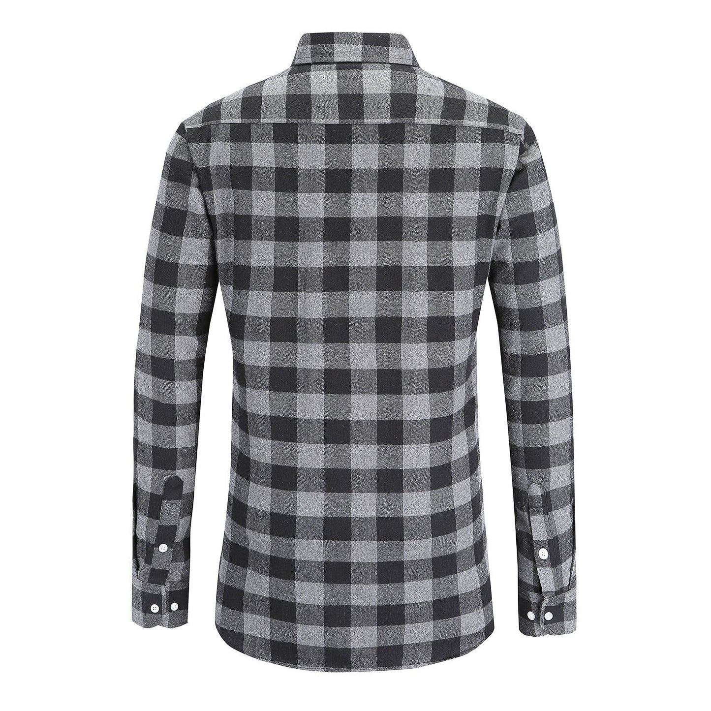 Chemise Écossaise Grise