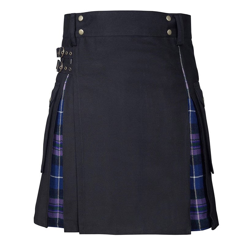 Kilt Écossais Violet Style Tartan M