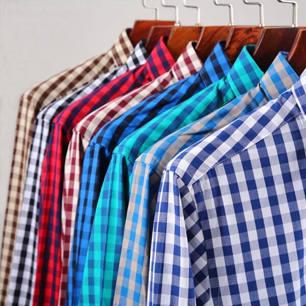 Chemise Écossaise Bleue Marine XL