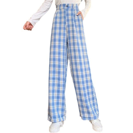 Pantalon Écossais Femme Cargo S