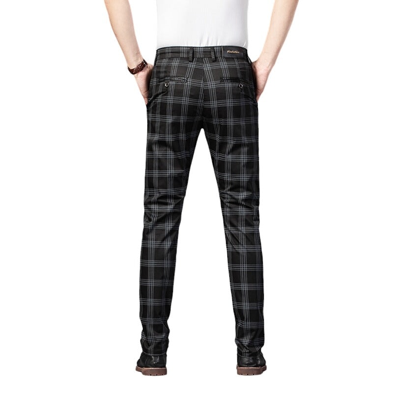 Pantalon Écossais Noir 31