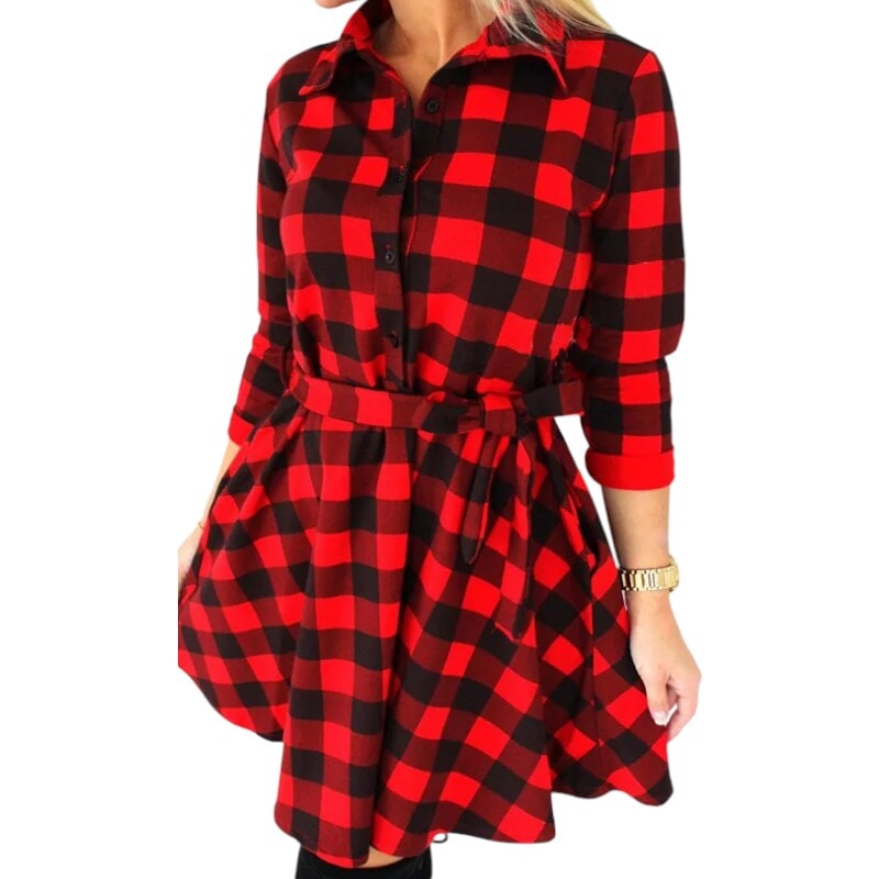 Robe Écossaise Rouge S