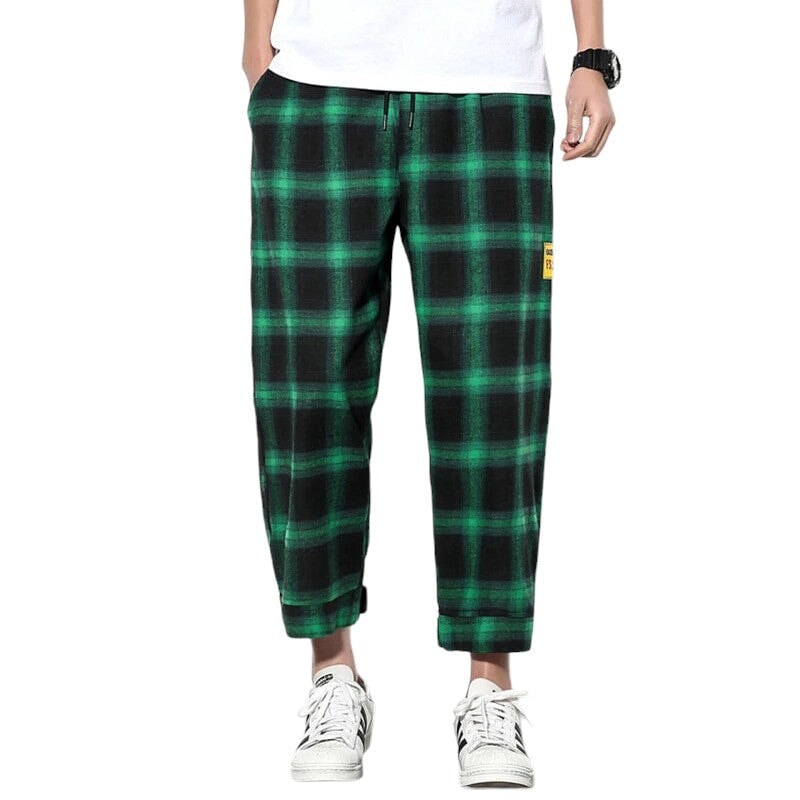 Pantalon Tartan Vert Homme M