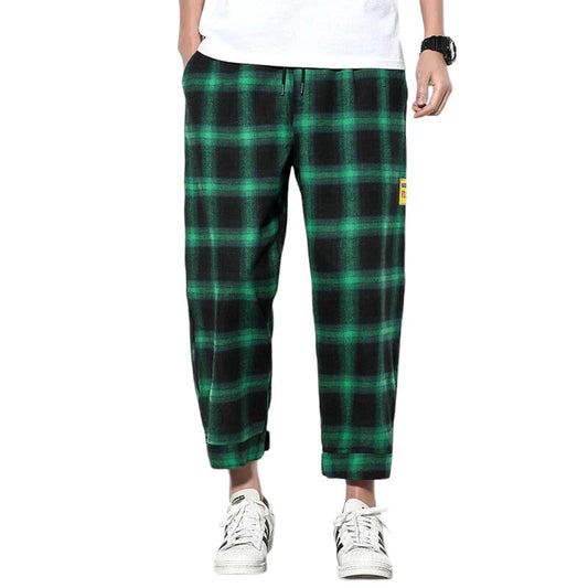 Pantalon Tartan Vert Homme M