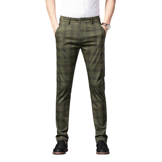Pantalon Écossais Vert 38