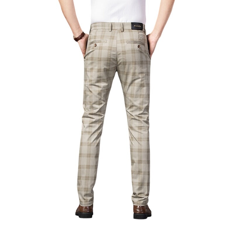 Pantalon Écossais Kaki 31