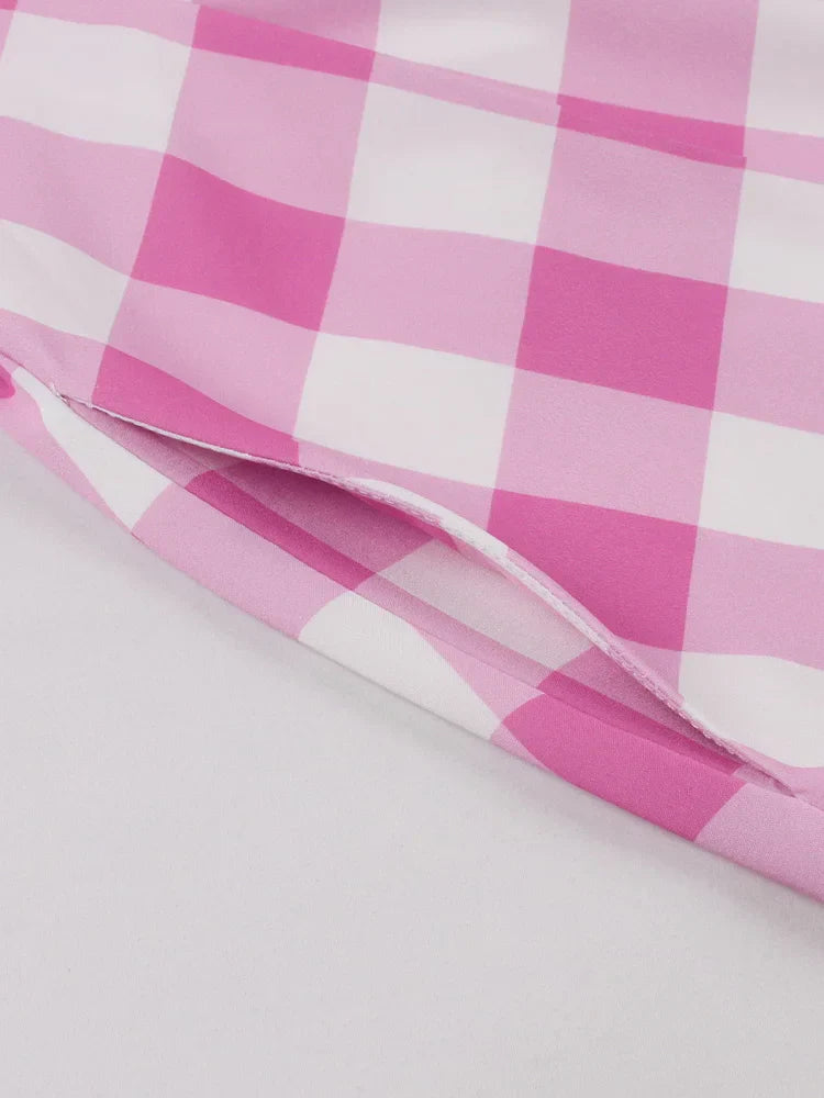 Robe Écossaise Rose XL