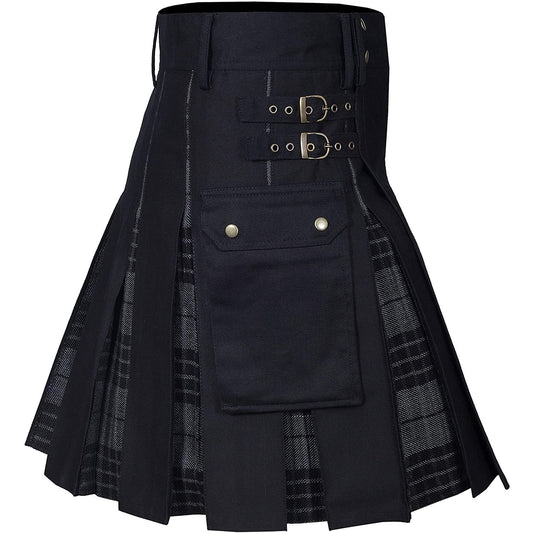 Kilt Ecossais Noir 4XL