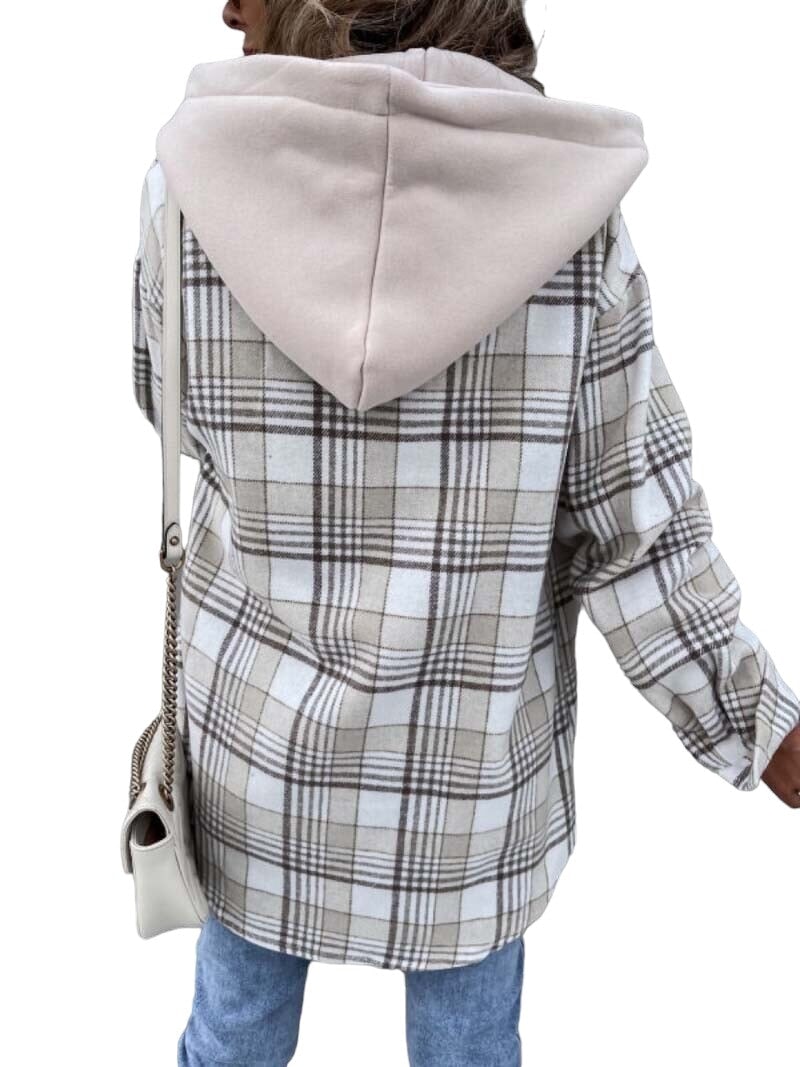 Manteau Tartan Ecossais à Capuche M