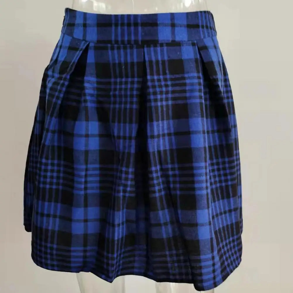 Jupe Écossaise Bleue