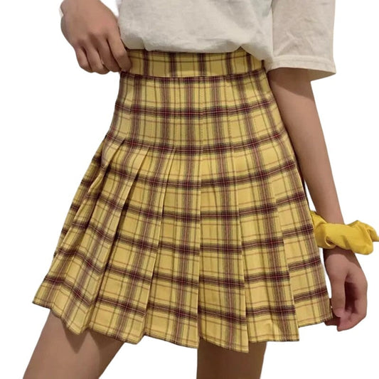 Jupe Tartan Jaune S