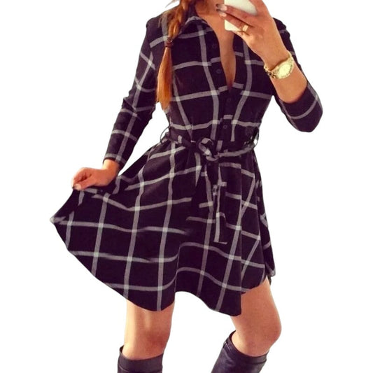 Robe Écossaise Noire S