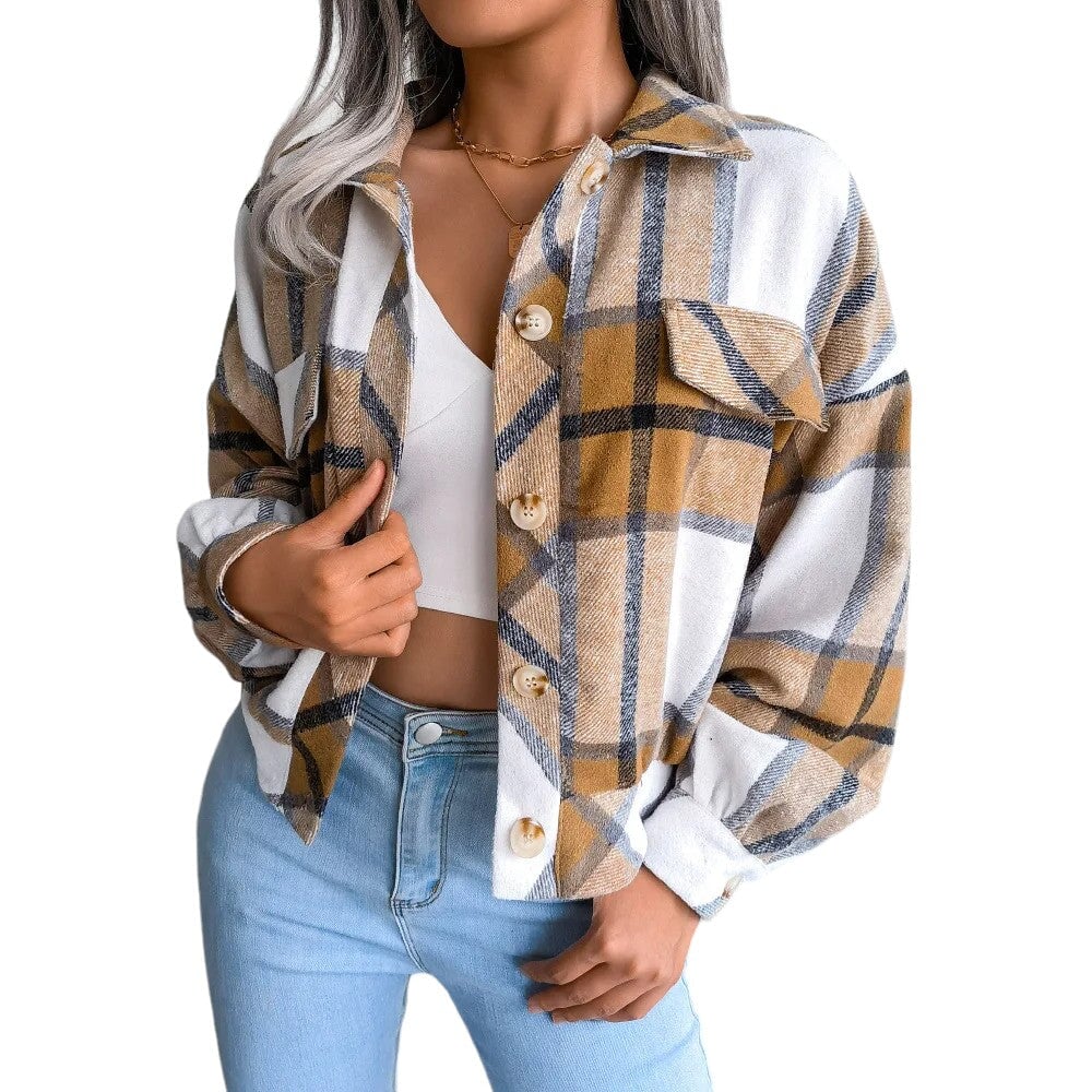 Veste Écossaise Tartan Jaune S