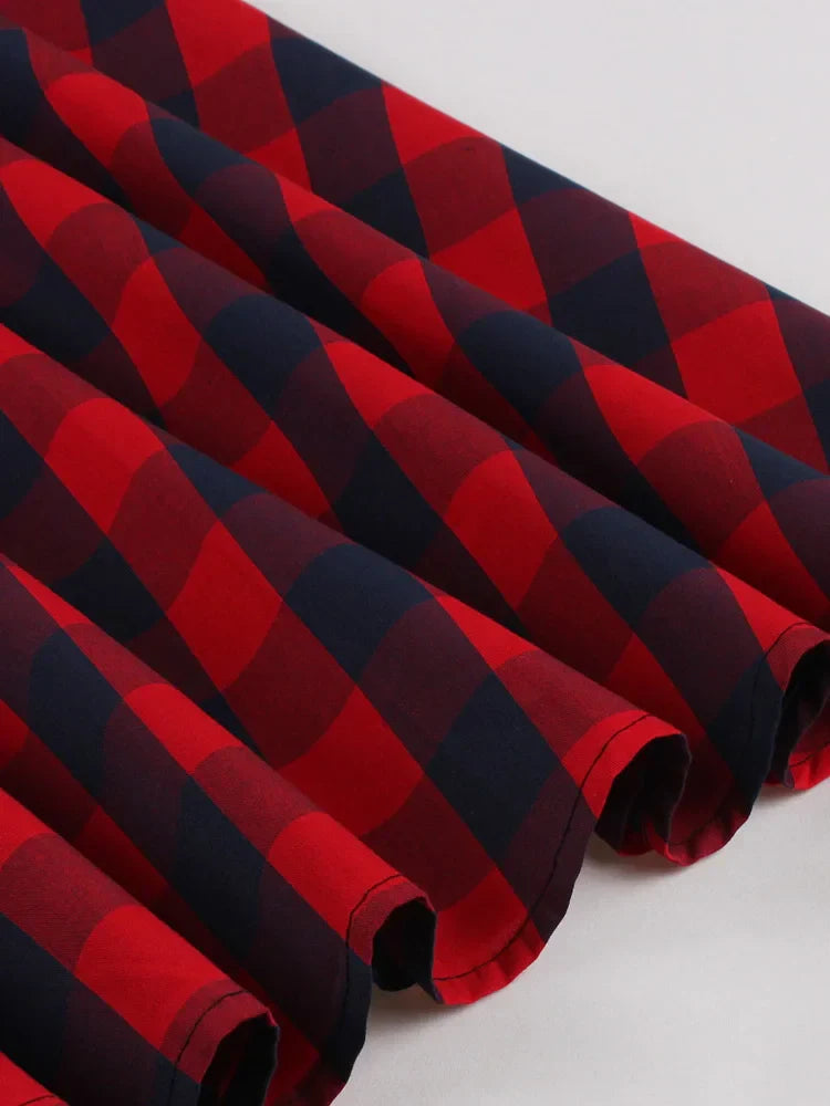 Robe Écossaise Rouge et Noir XL