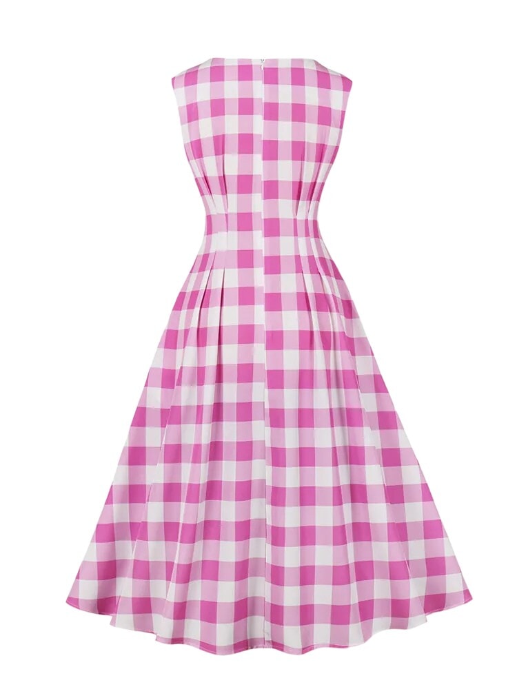 Robe Écossaise Rose M