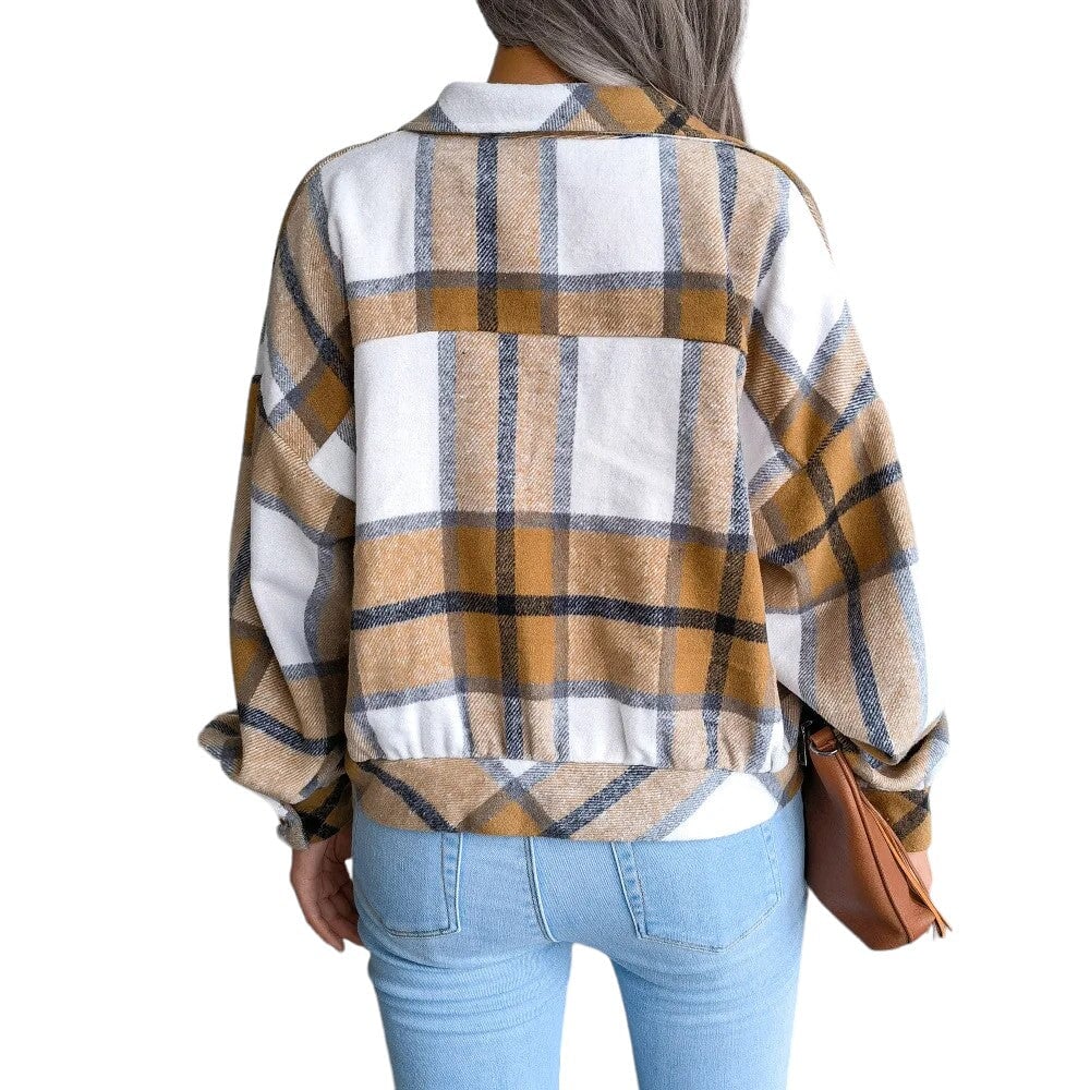 Veste Écossaise Tartan Jaune M
