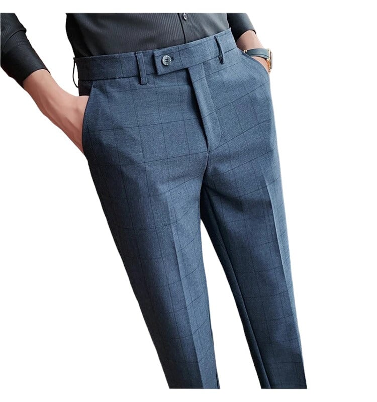 Pantalon Écossais Classique Homme 38