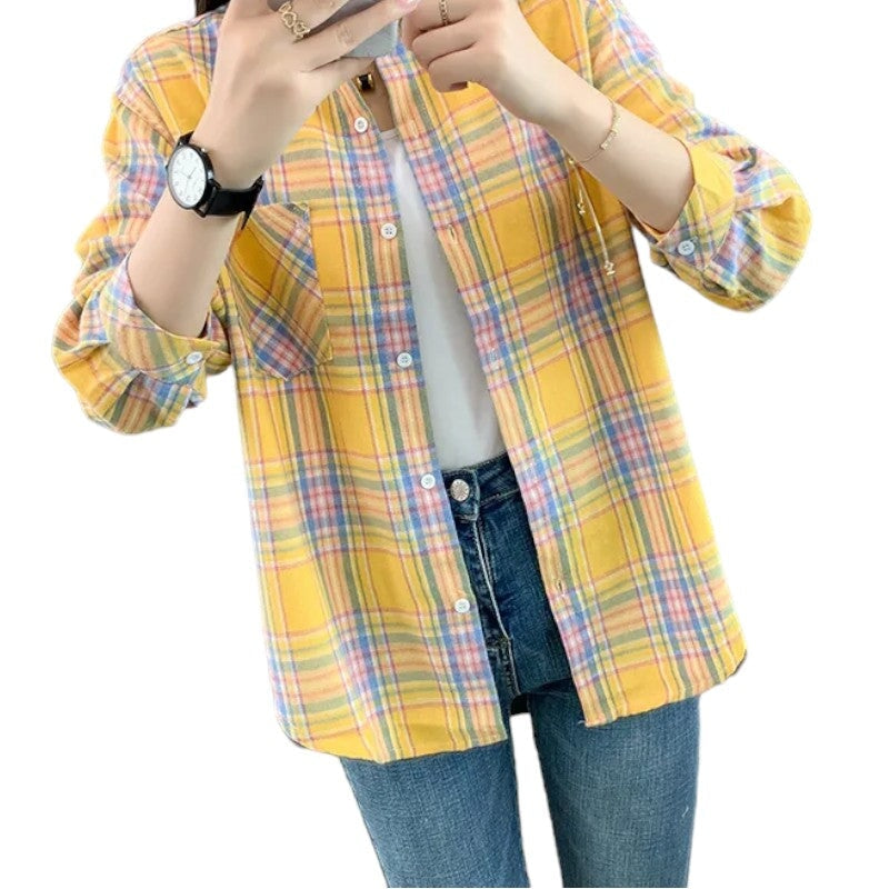 Chemise Écossaise Femme Coton