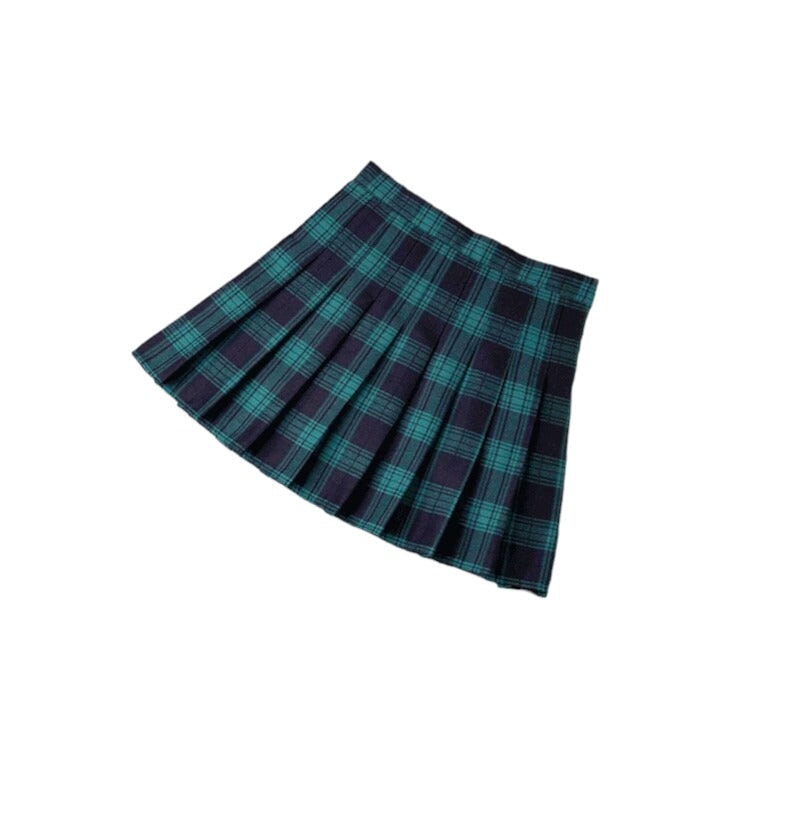Jupe Écossaise Bleue Vert