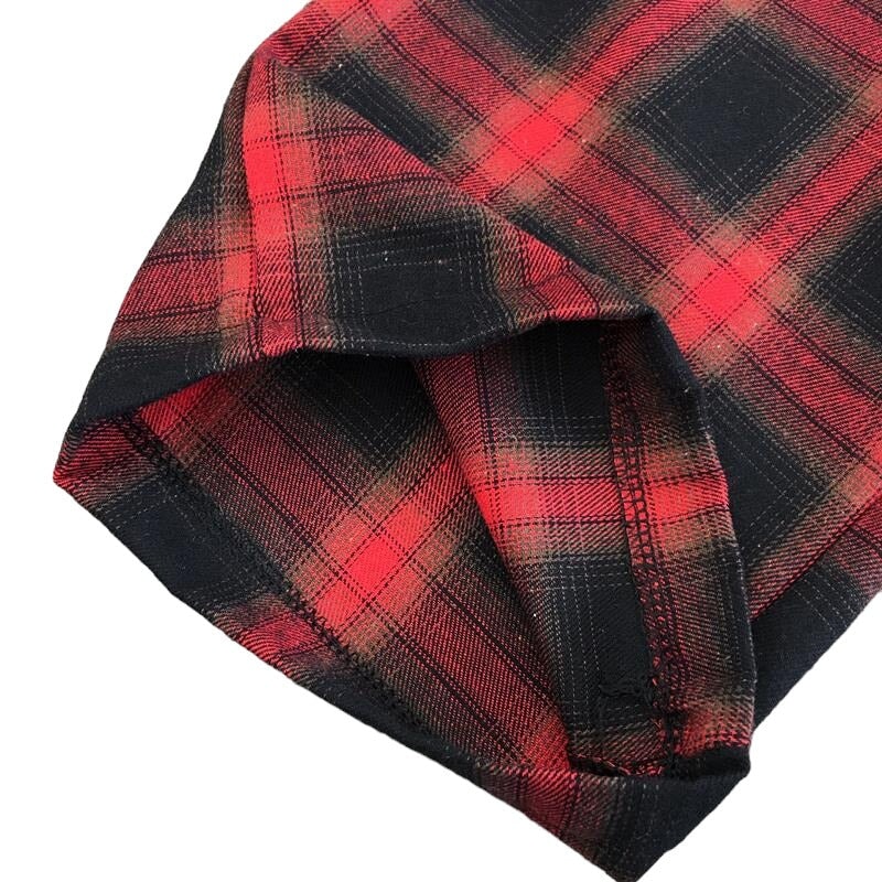 Pantalon Tartan Rouge Femme L