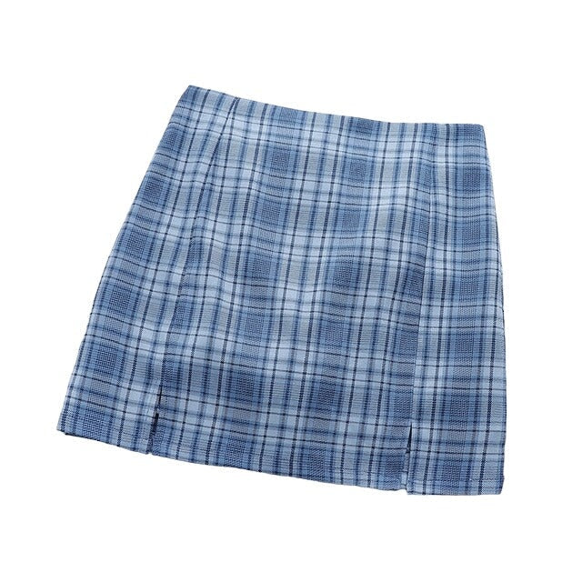 Jupe Écossaise Bleue Marine S