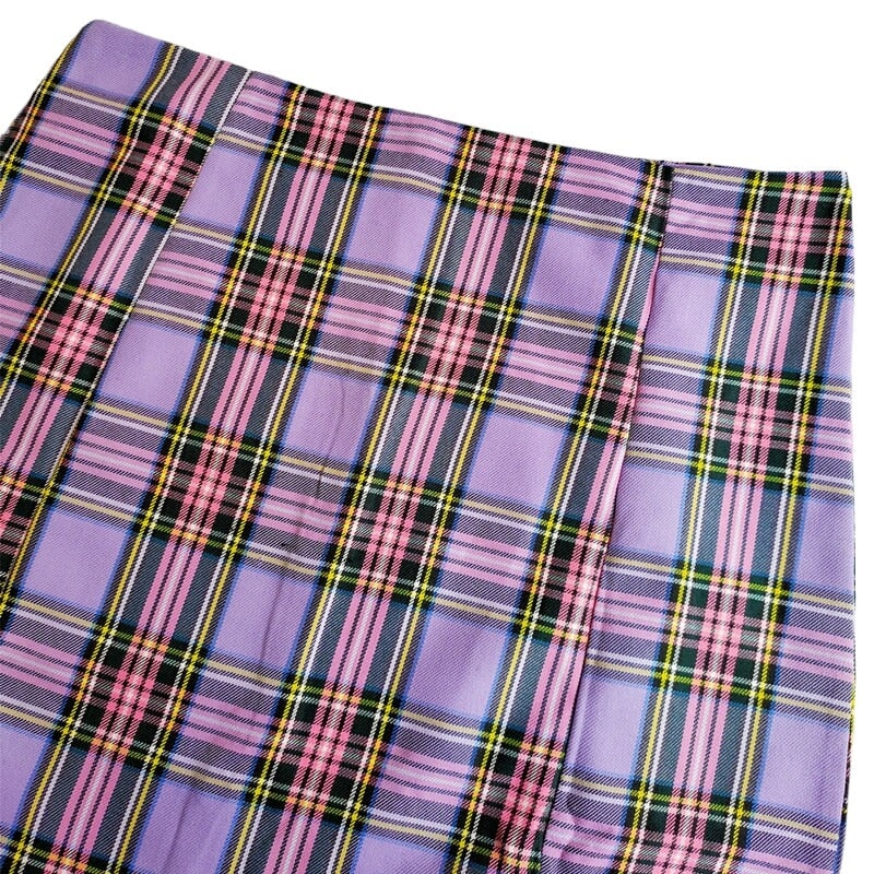 Jupe Écossaise Violette L