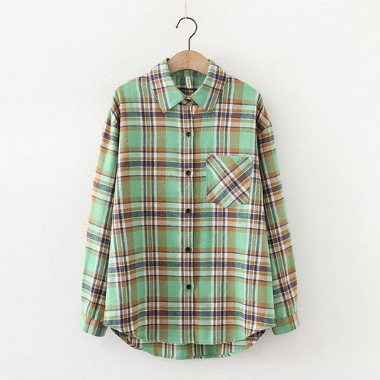 Chemise Écossaise Verte XL