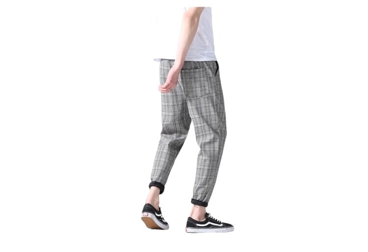 Pantalon Tartan Gris