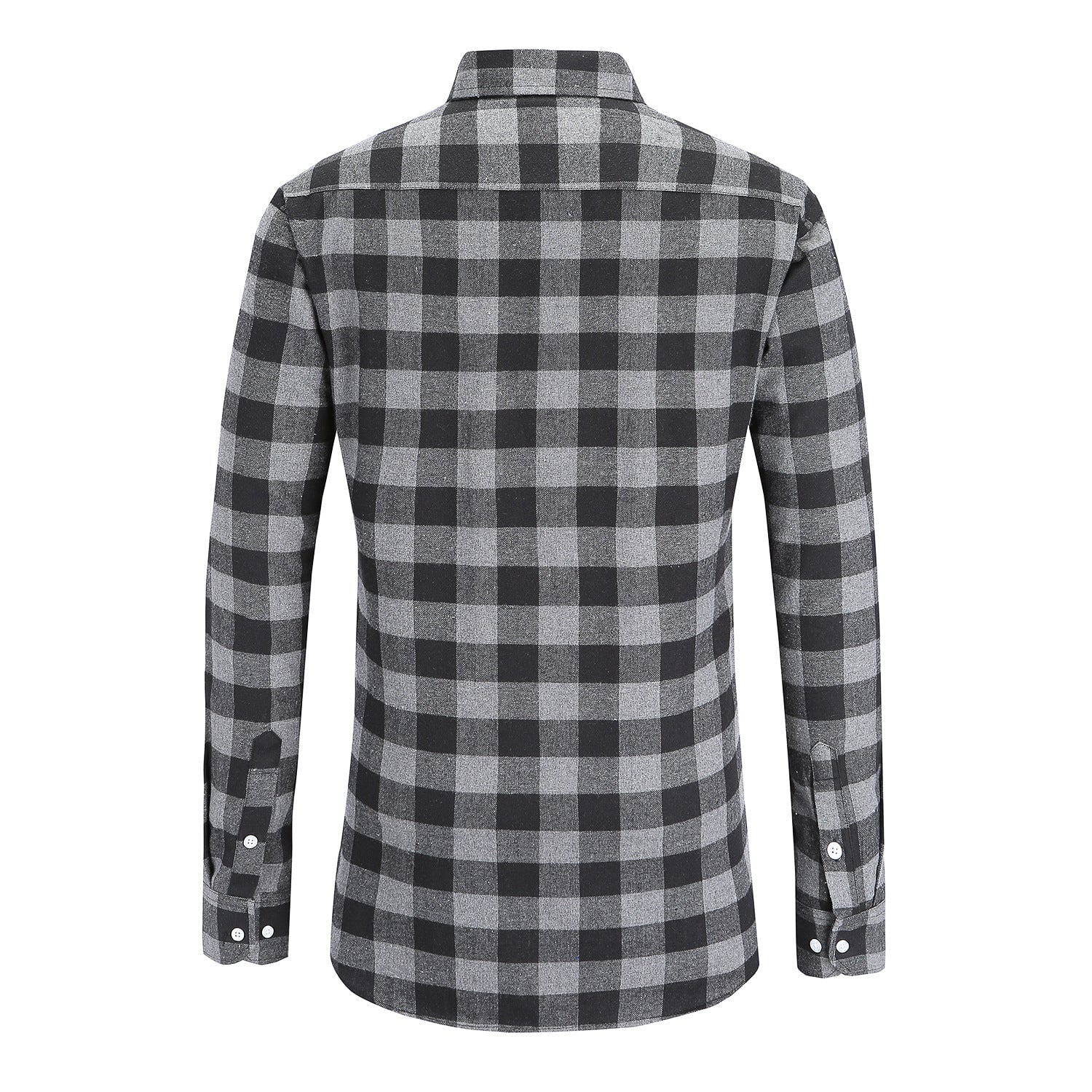 Chemise Écossaise Grise 