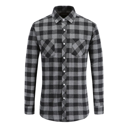 Chemise Écossaise Grise 3XL