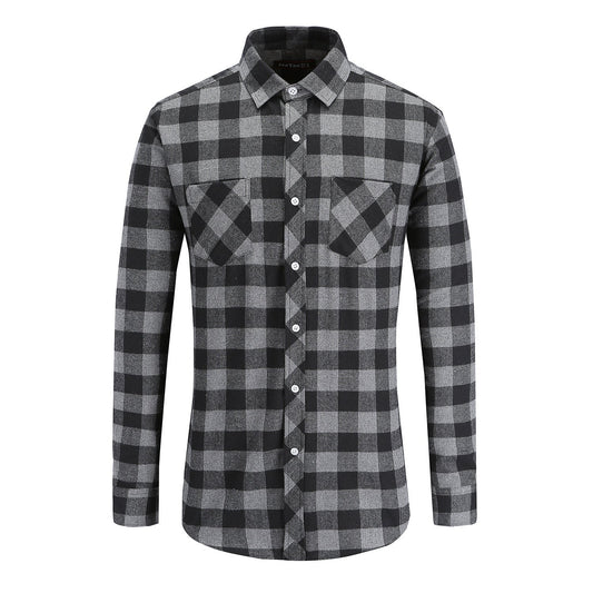 Chemise Écossaise Grise 3XL