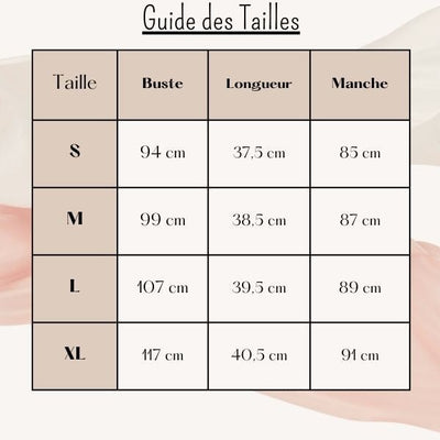 Guide des Tailles