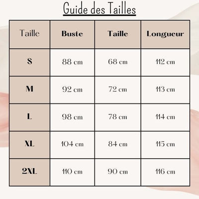 Guide des Tailles