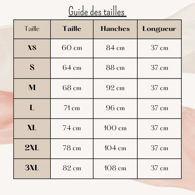 Guide des Tailles