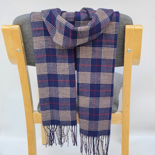 Écharpe Tartan Style Retro 