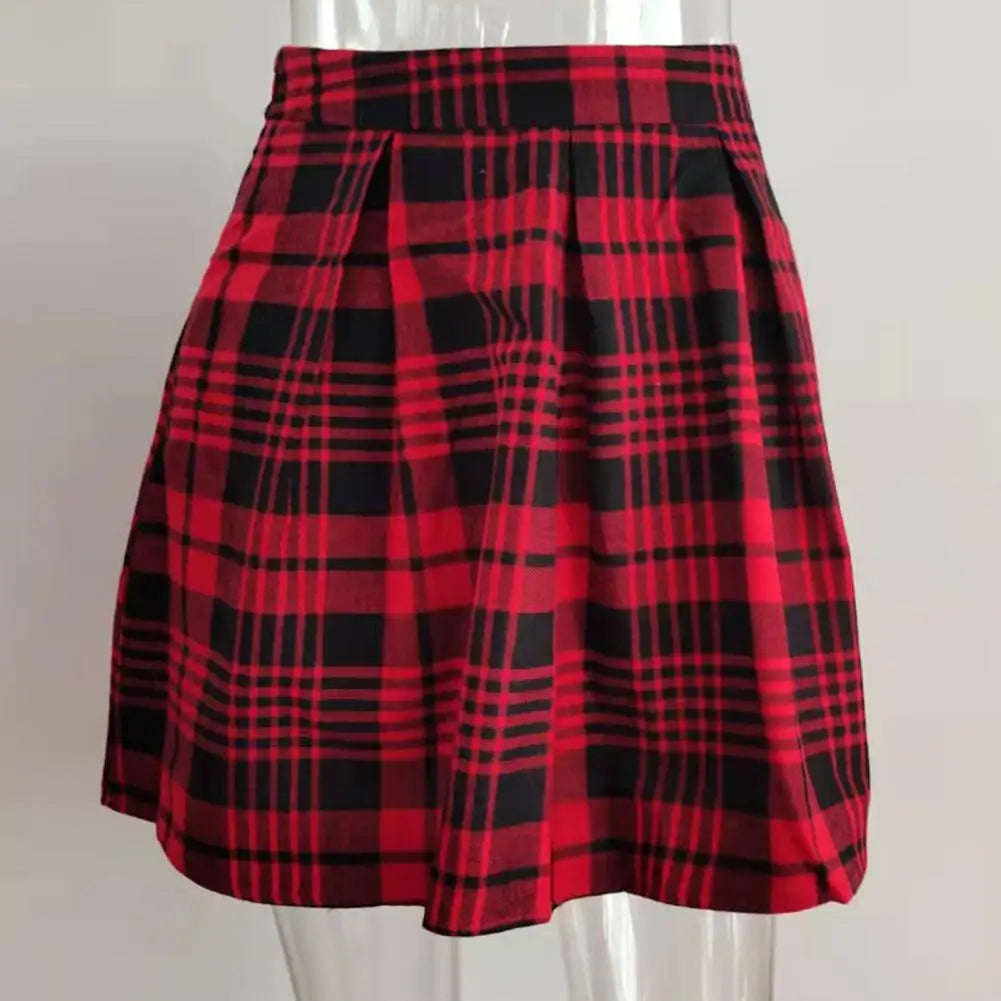 Jupe Écossaise Rouge 