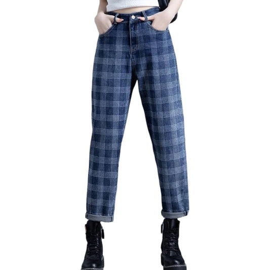 Jeans à Carreaux 26