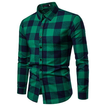Chemise Écossaise Verte Homme 3XL