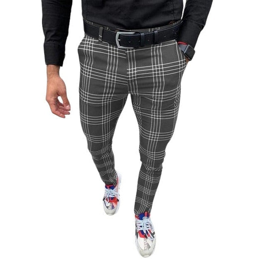 Pantalon Motif Écossais Homme S