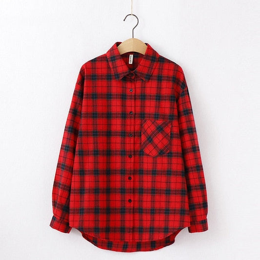 Chemise Écossaise Rouge Chic XL