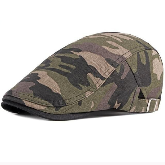 Béret Écossais Motif Militaire Kaki 