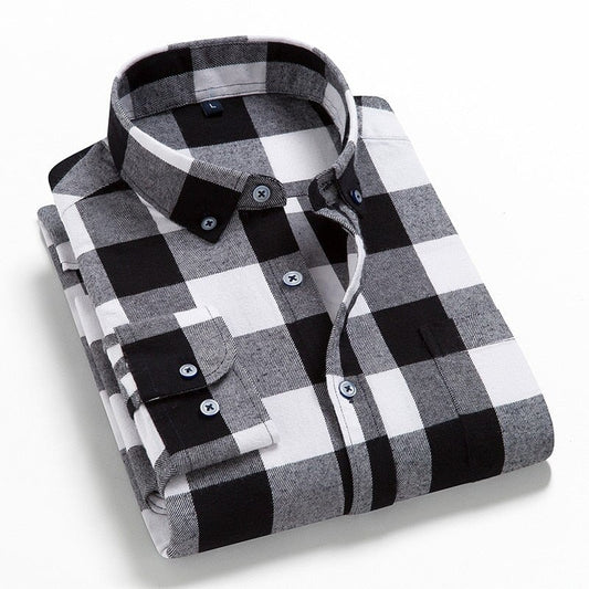 Chemise Écossaise Grise Streetwear L